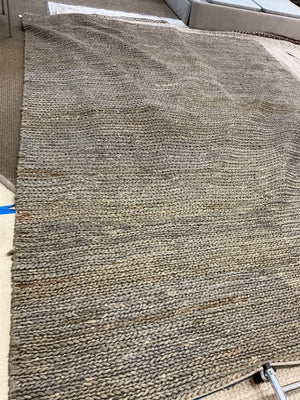Natural Jute Chunky Textured Weave Area Rug, Approx. 9'3" x 11'9"