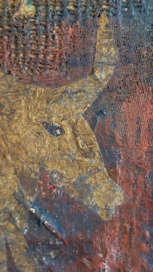 Lucile Brokaw "Sacred Cow" art 1958