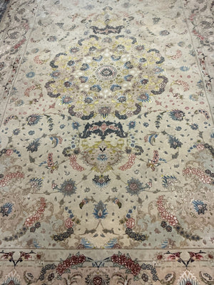 Persian Tabriz Silk & Wool  Rug 6x10
