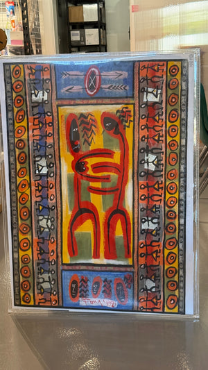 Original Chinese motif painting on paper