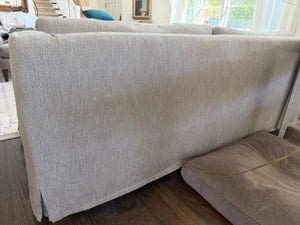 Restoration Hardware Gray--  2 slipcovers