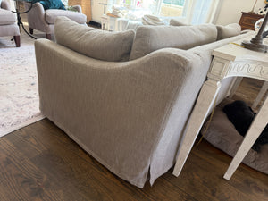Restoration Hardware Gray--  2 slipcovers