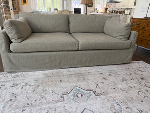 Restoration Hardware Gray--  2 slipcovers