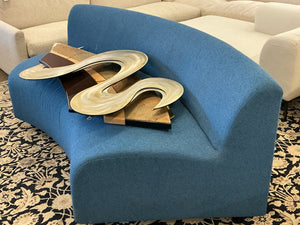 Low-Back Fabric Curved Booth - Approx. 90"