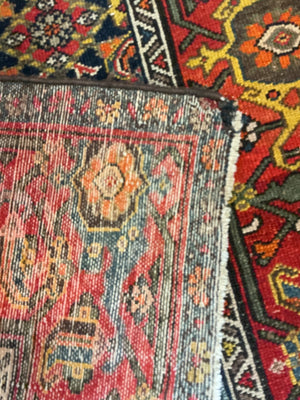 Antique Persian Malayer/Hamadan Runner Rug 3'7" x 18'10"