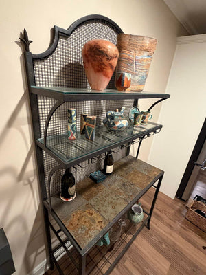 Black and Gray Iron