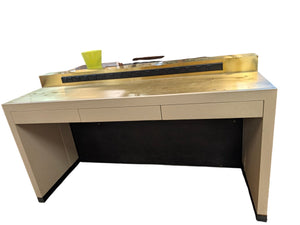 Lawson Fenning Brass-Accent Console Table - 60" x 20" x 34"