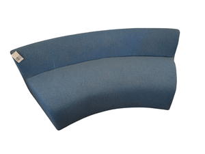 Low-Back Fabric Curved Booth - Approx. 90"