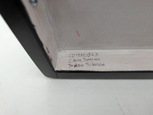 Claire Duncan signed, "Broken Silence" 20.75" x 7"