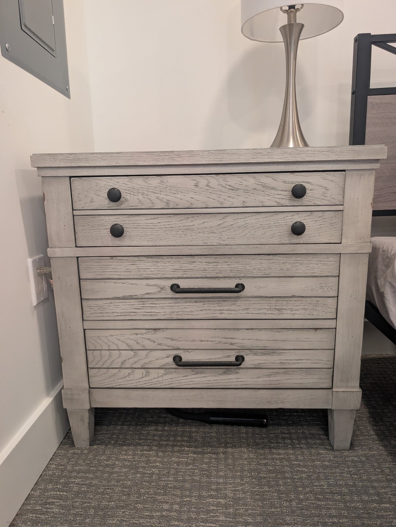 Legacy Classic Belhaven Weathered Plank Nightstand (30" x 19" x 39")