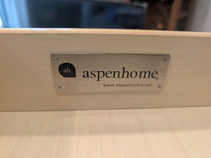 Aspenhome Aged Ivory Oak Wood 41" x 15" x 31" Dresser