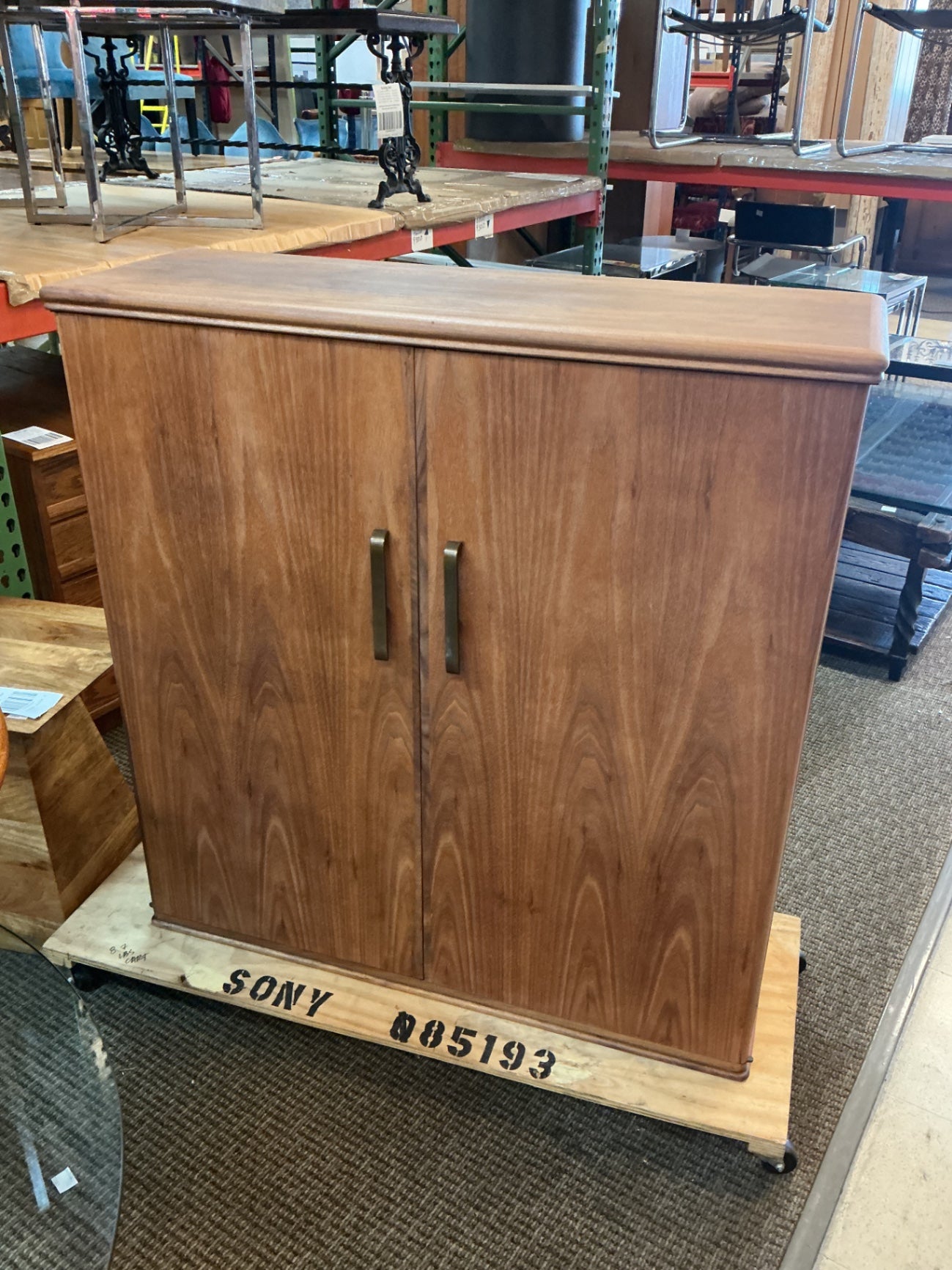 2 Door Storage Cabinet - 39" x 14" x 41"