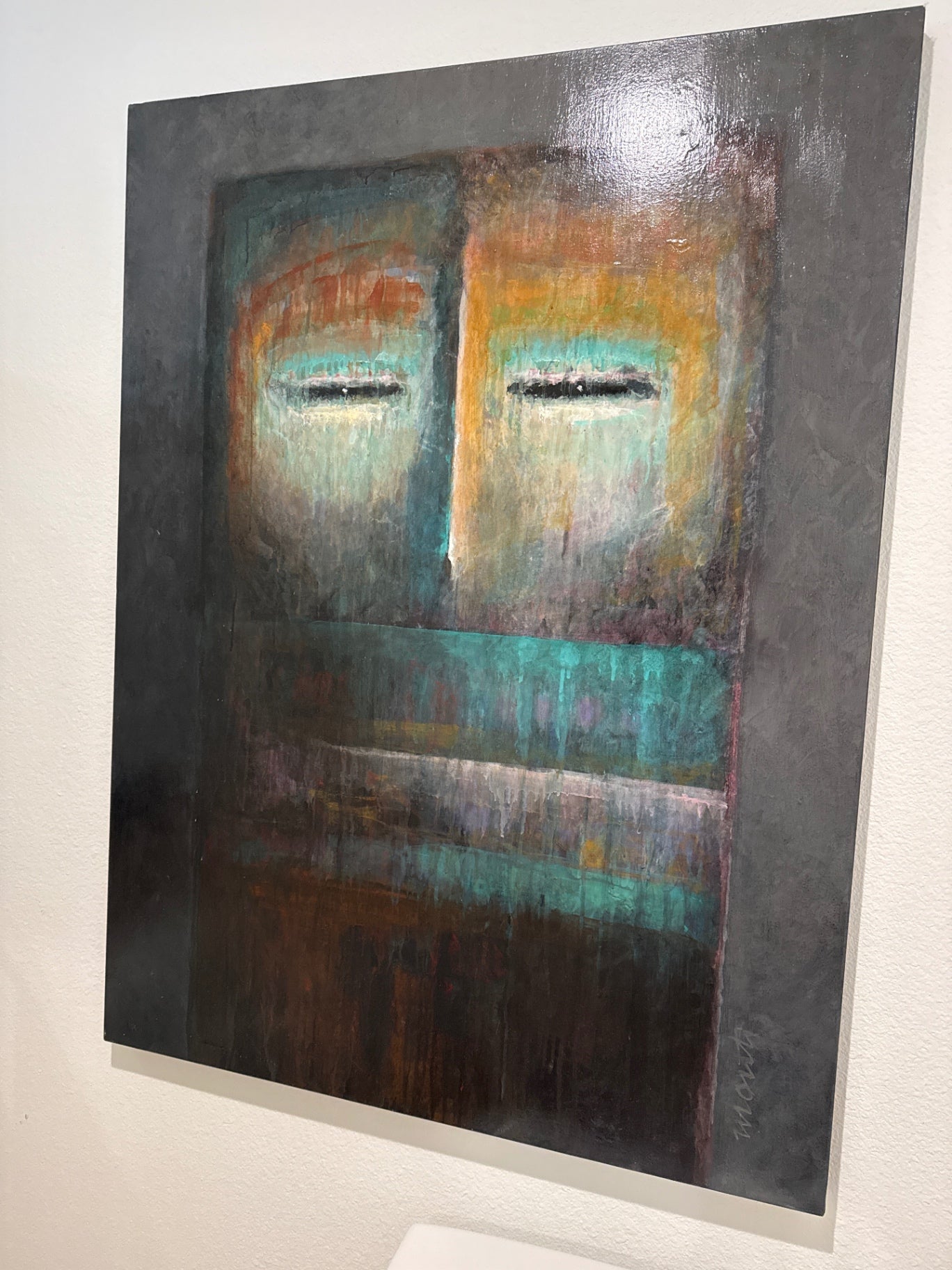  Lou Monti “Shadow Maker” Original Acrylic on Canvas, 48" × 36"