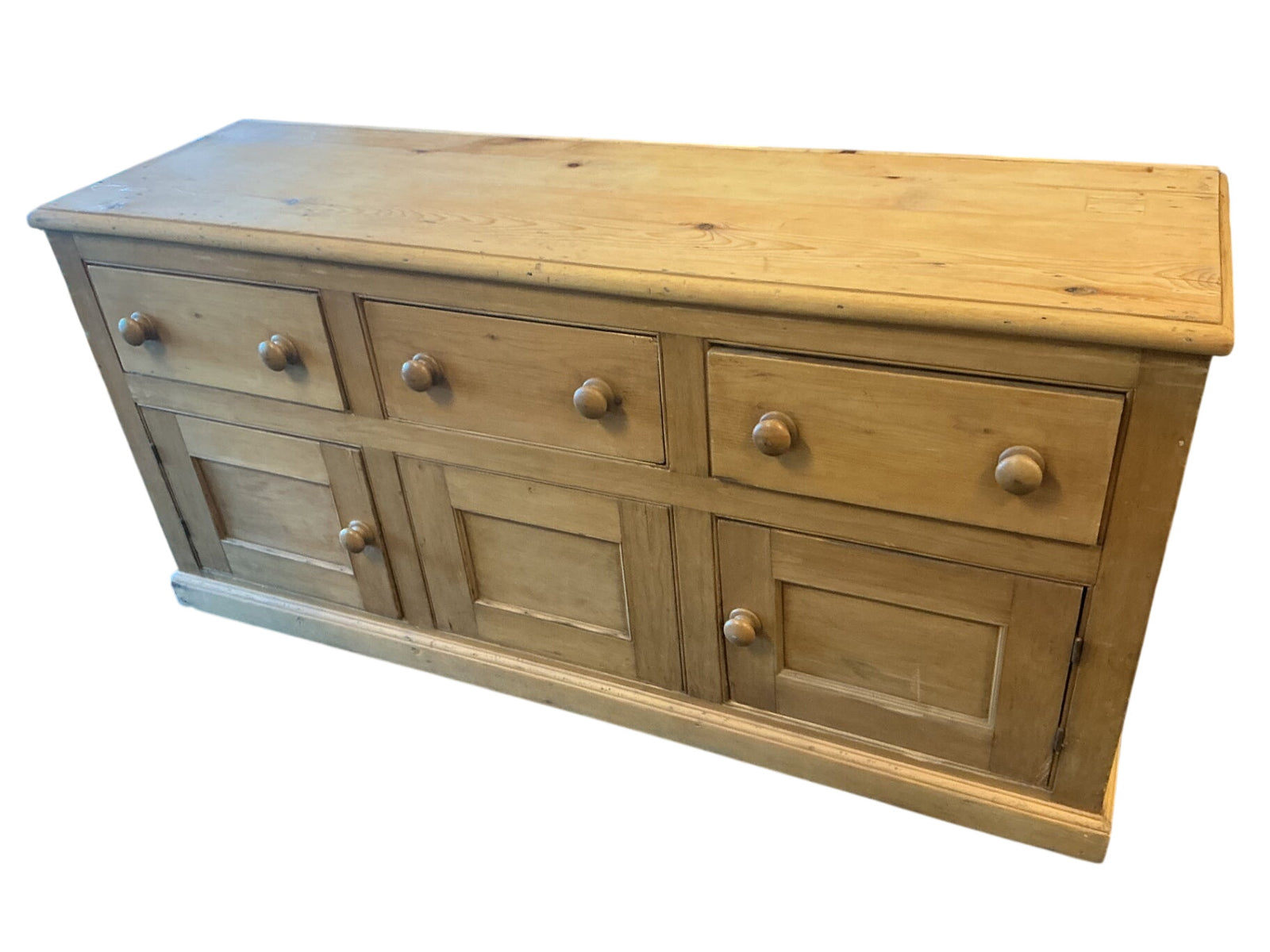 Solid Welsh Pine Farmhouse Sideboard - 70" x 23" x 80"