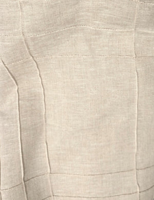 Curtains Tan w/ Design L100" x W50" PAIR