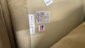 Pottery Barn Microsuede Pearce Sectional  Sofa 8’6” x  6’3”