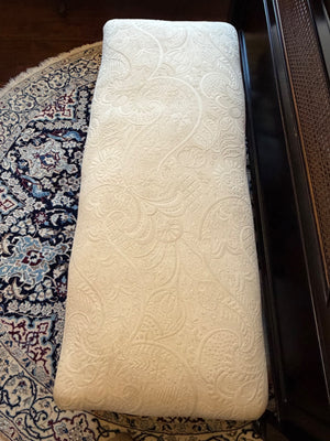 Beige Fabric/Wood