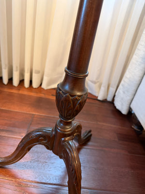 Rust Brown Carved wood / burl
