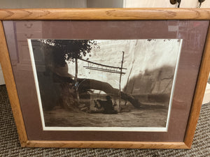 Edward S. Curtis “The Blanket Weaver – Navajo” (1976) Jean-Antony du Lac Photographic Print, Framed
