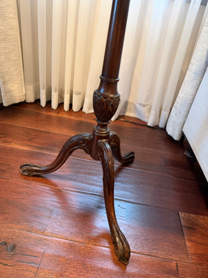 Rust Brown Carved wood / burl