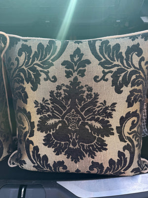 Gold and Black Fabric