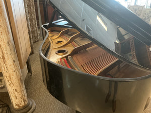 Young Chang Polished Ebony Baby Grand Piano with Bench