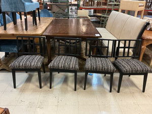 Modern Open-Slat back Dining Chairs (set of 4)