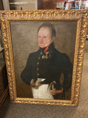 19 century portrait of European officer