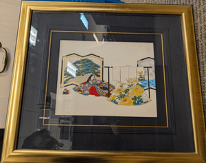 NEEDS APPROVAL Name Unknown by Hisashi Otsuka L.E. Signed Prints Screen Mixed Media
