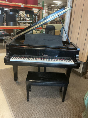 Young Chang Polished Ebony Baby Grand Piano with Bench