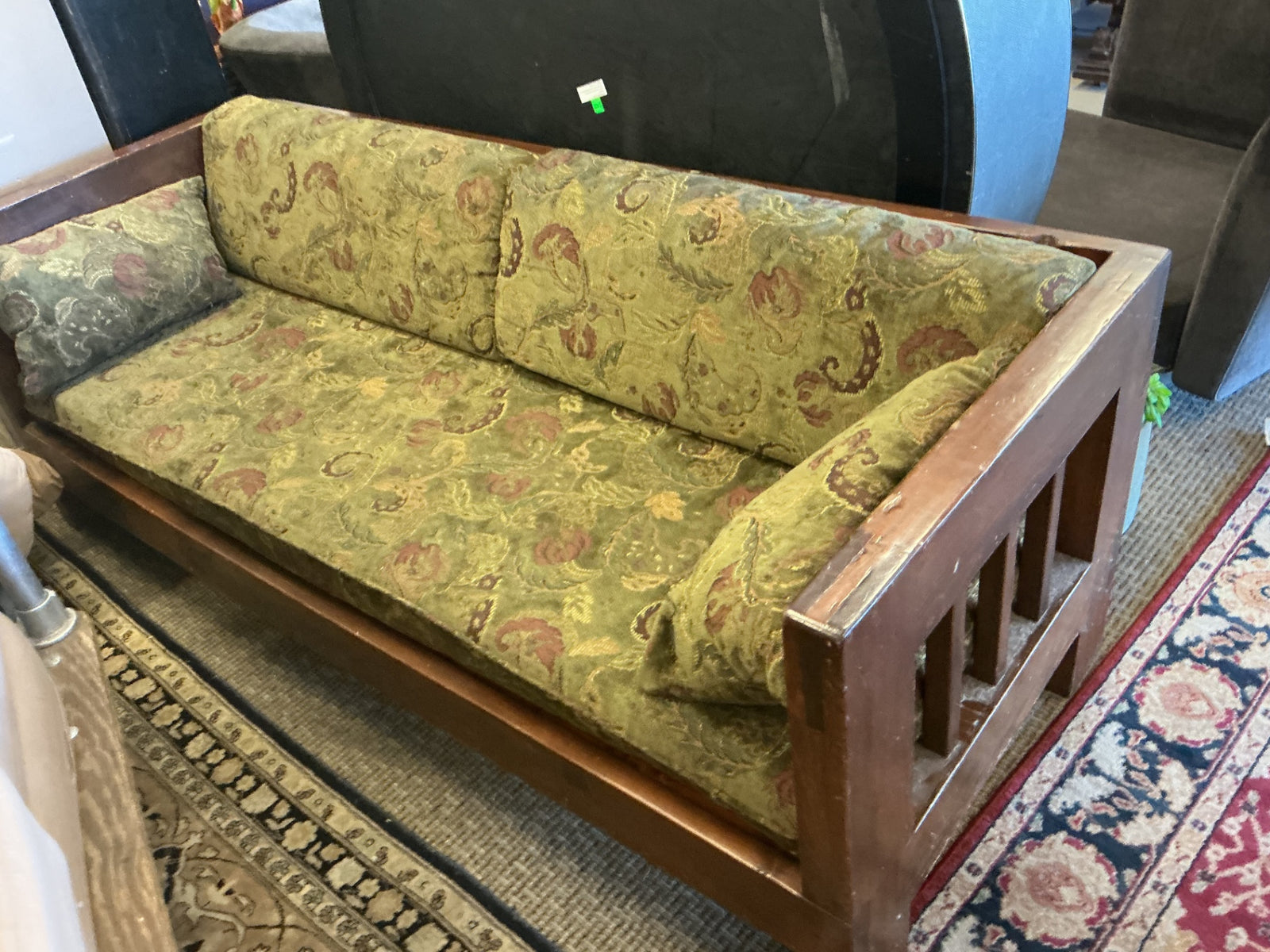Mission Style Sofa 80" W.