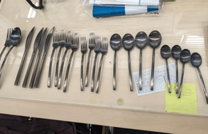 MEPRA Italy 18/10 Stainless Steel Flatware 22 Piece Set