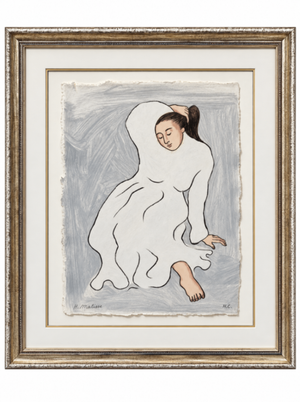 RC Gorman “Nicole” Serigraph (96/200) Framed Wall Art, 32 x 38 in