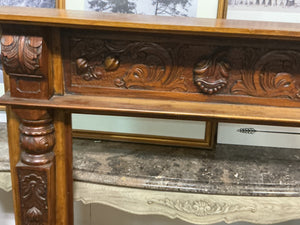 Carved Mantel  60x9x48