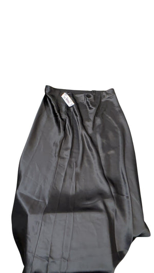 COMMENSE Black Silk Like Pencil Skirt XL New With Tag