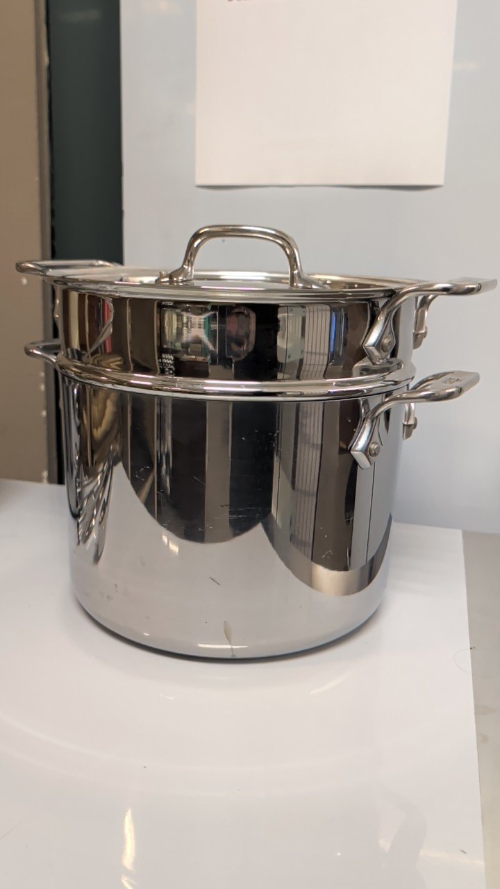 NEEDS APPROVAL All - Clad Stainless Steel Multipot Pasta Cooker