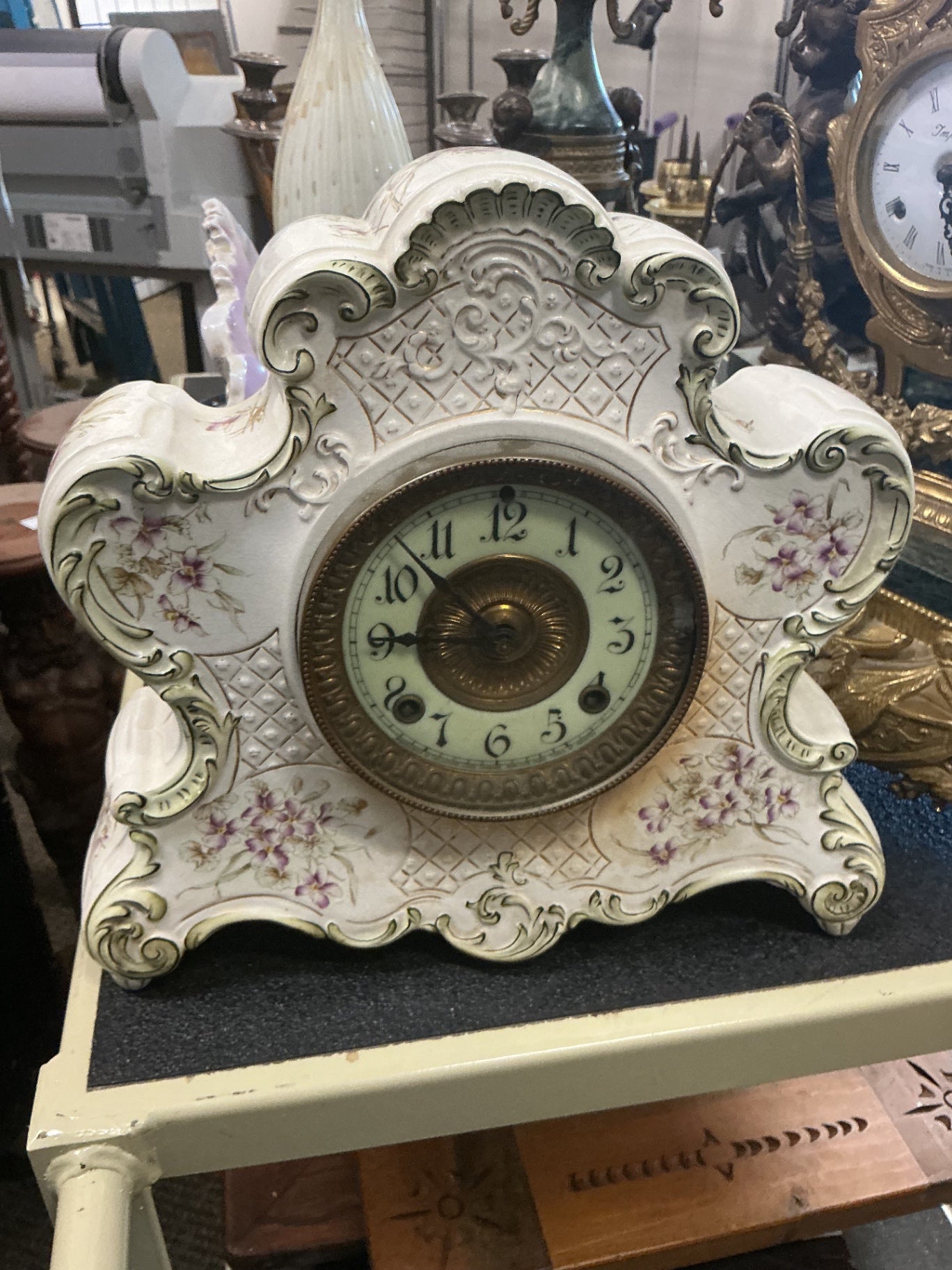 Ansonia Clock Company Matel Clock