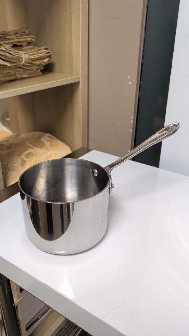 NEEDS APPROVAL All Clad Stainless Steel Saucepan 1.5 Quart No Lid