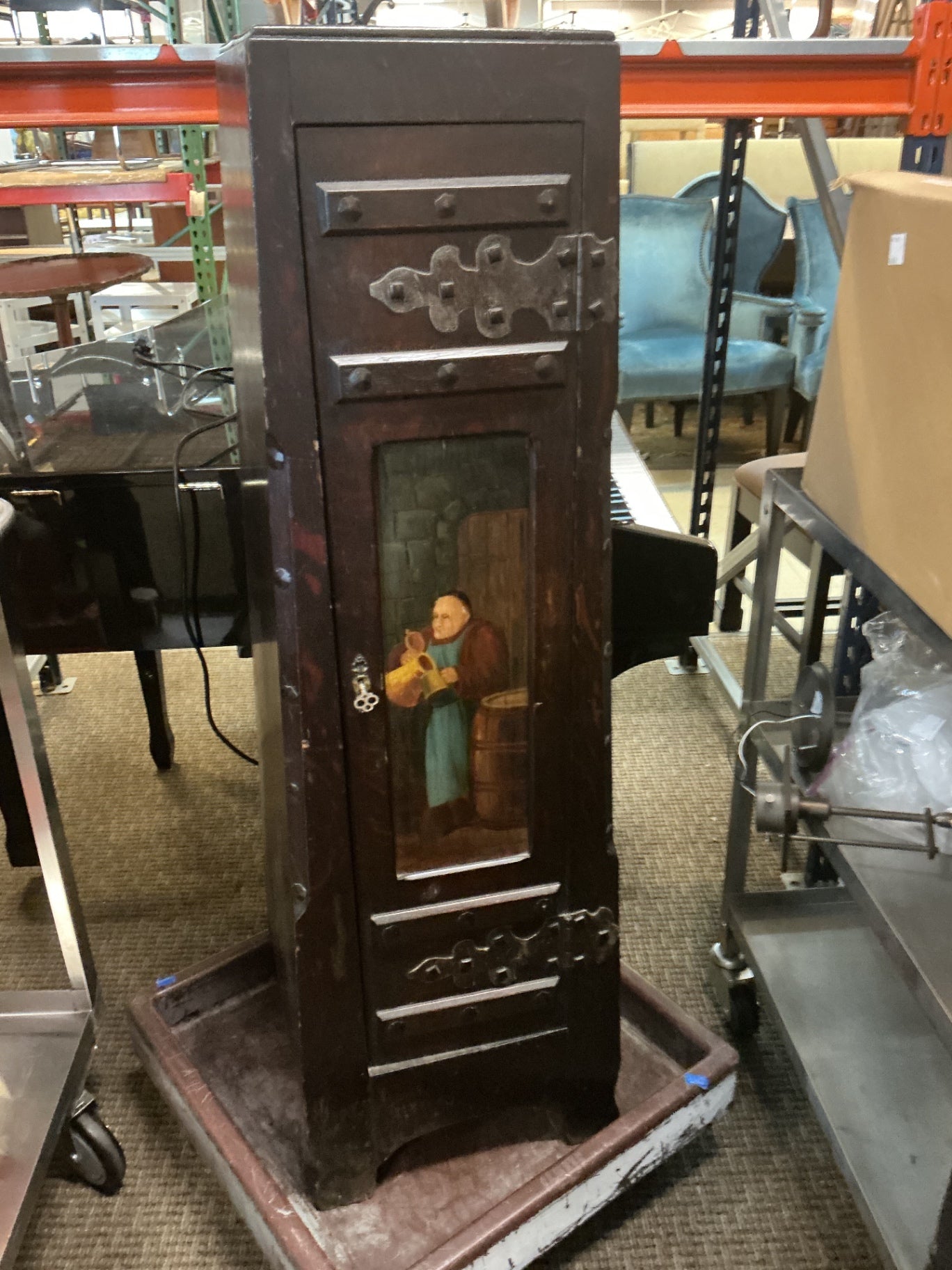 Antique Cincinnati Shop of The Crafters Cellarette