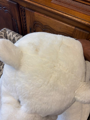 GIANT TEDDY White By Ray Korvay Inc. 28” x 28”