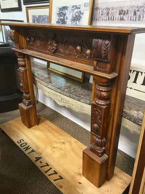 Carved Mantel  60x9x48