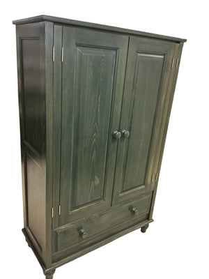 Wardrobe with Hanging Rod & Adjustable Shelf  & Drawer 37x18x63