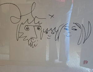 Pair of John Lennon Artwork