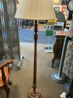 Restoration Hardware Floor Lamps With Shades (Pair)