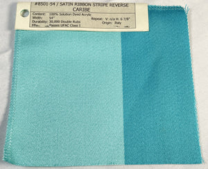 Satin Ribbon Stripe - Caribe