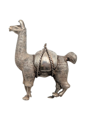 Large Figurine Sterling Silver Llama WELSCH Peru