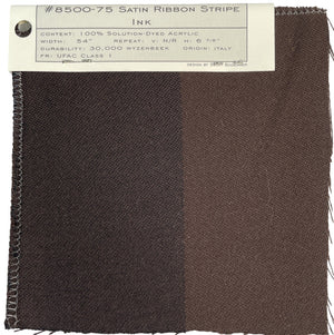 Satin Ribbon Stripe - Ink