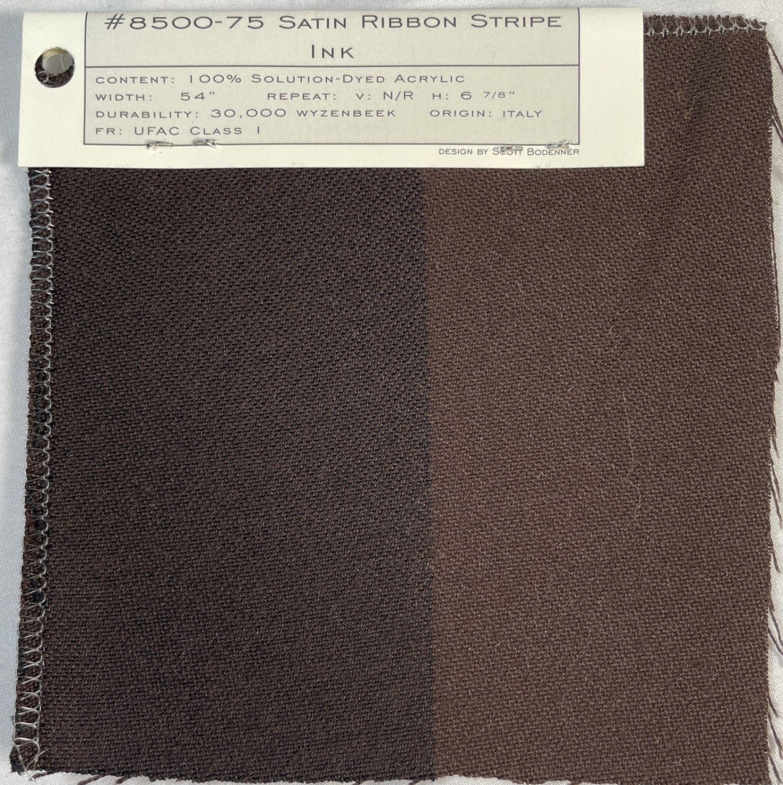 Satin Ribbon Stripe - Ink