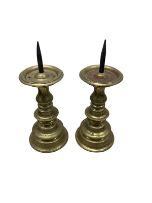 Vimntage Brass Candlesticks (Pair)