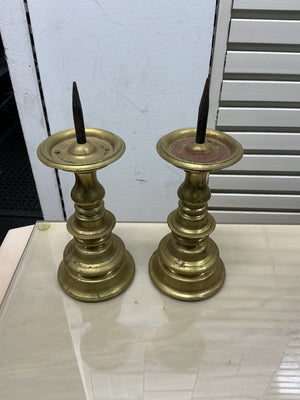 Vimntage Brass Candlesticks (Pair)